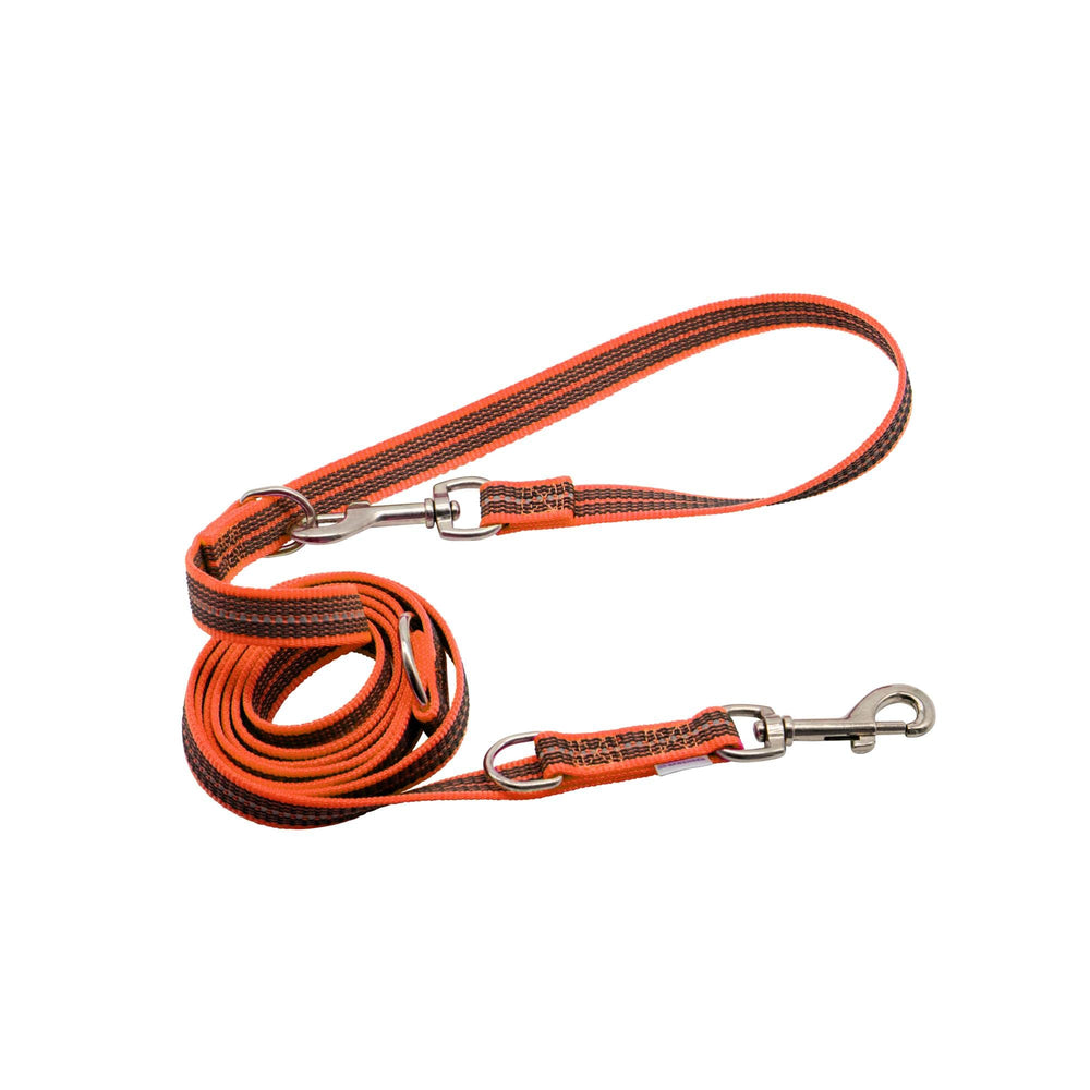 Herm Sprenger adjustable dog leash with rotating clip for tangle-free training sessions