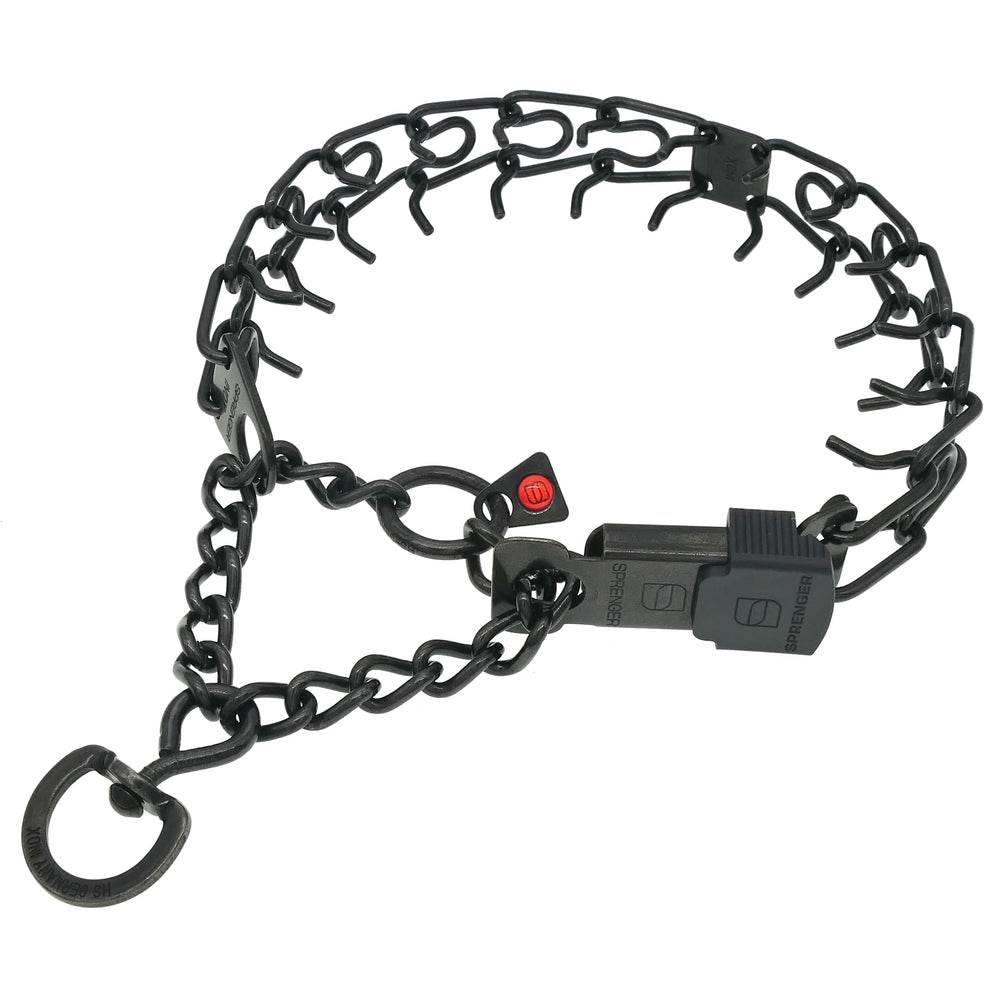 Herm Sprenger collar side profile highlights durable 3 mm wire for longevity
