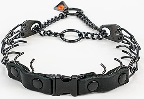 Herm Sprenger black stainless steel collar highlights durable, long-lasting daily wear.