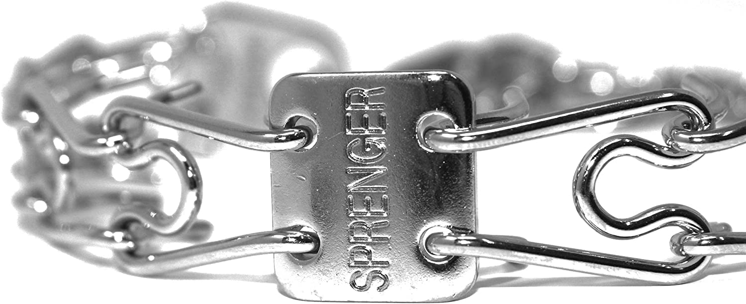 Herm Sprenger center plate connector ensuring even tightening on the neck.