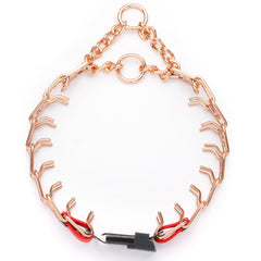 Herm Sprenger Curogan collar Biothane insert detail demonstrates buckle stability and durability.