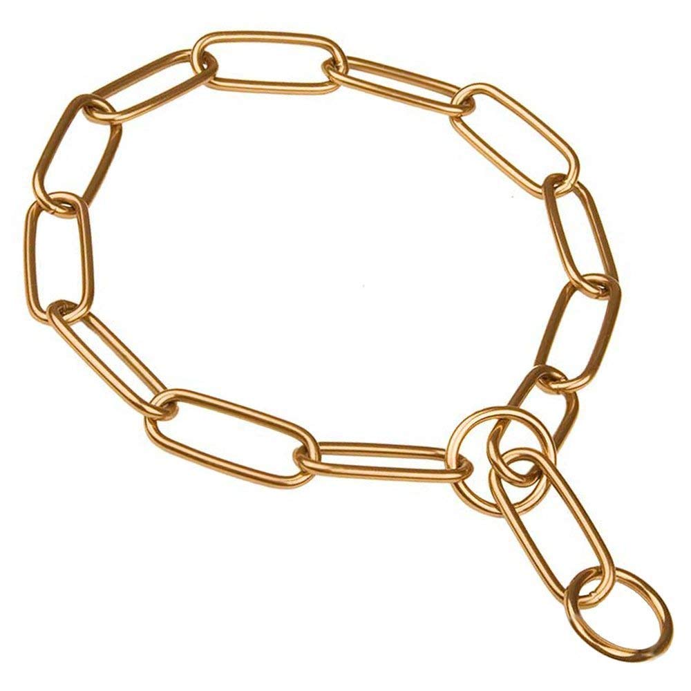 Herm Sprenger Curogan long-link fur saver collar – overview showing hair-friendly design for training