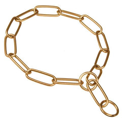 Herm Sprenger Curogan long-link fur saver collar – overview showing hair-friendly design for training