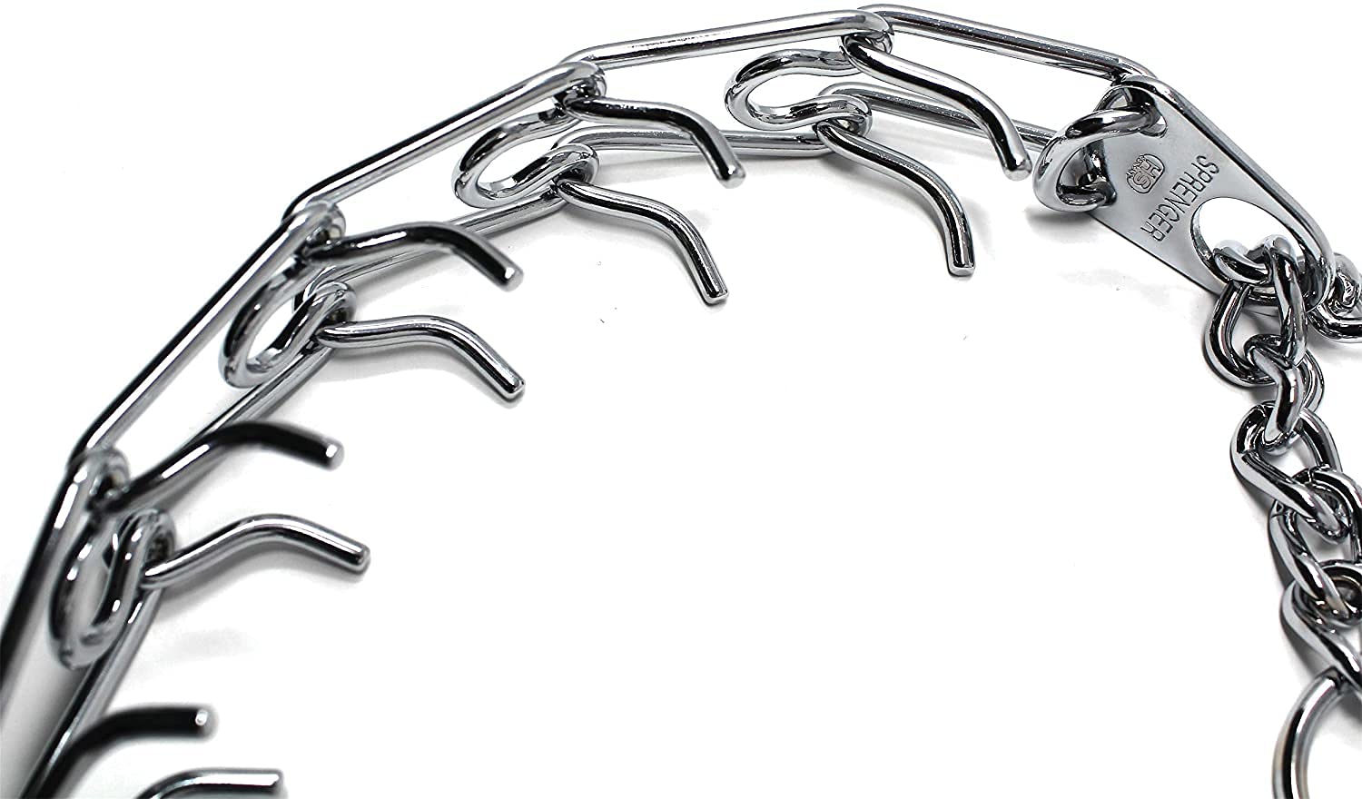 Herm Sprenger D-ring leash attachment enables secure lead connection for consistent walking