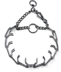 Herm Sprenger quick-release collar close-up showing easy on off during training.