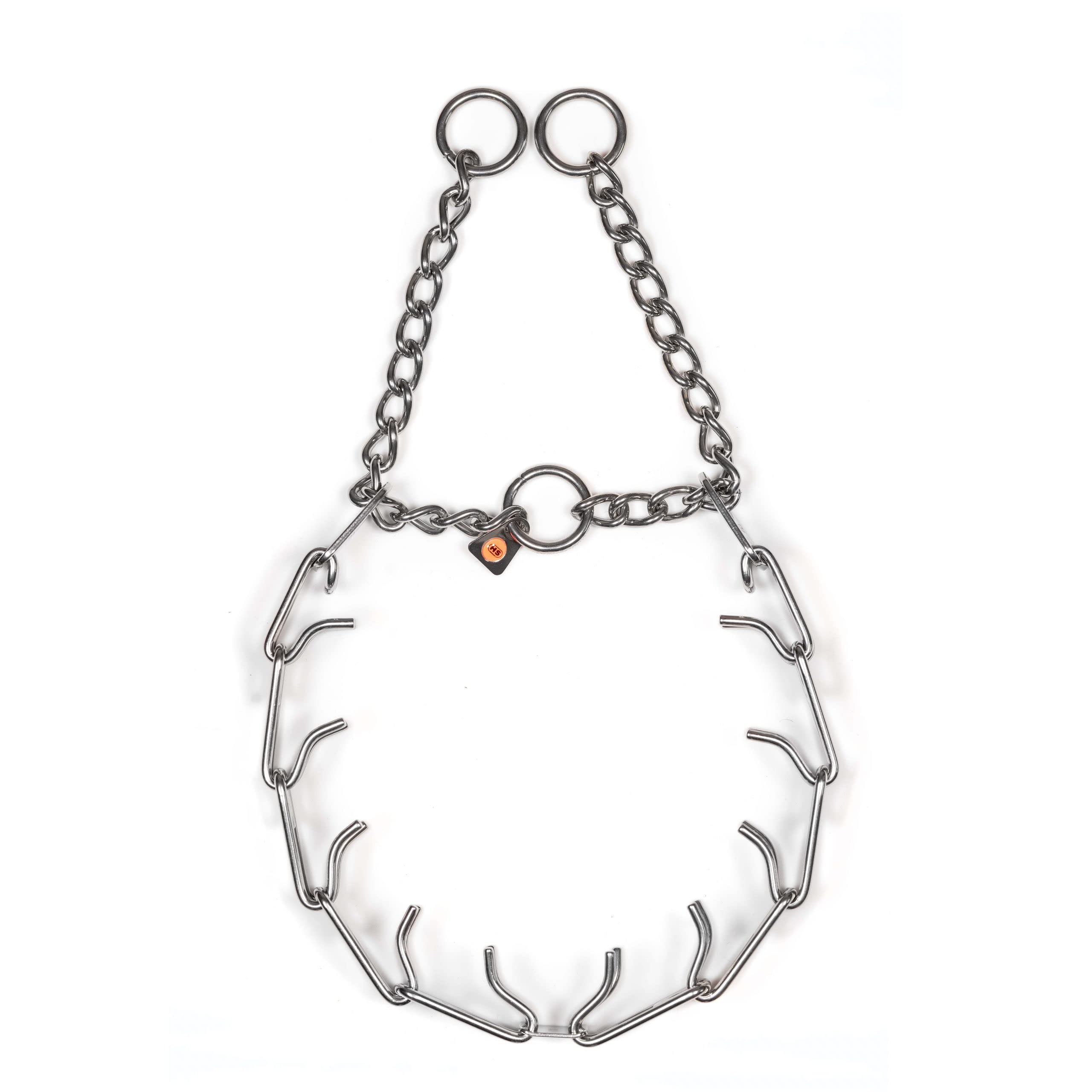 Herm Sprenger Easy On Collar center plate close-up shows secure connection for confident training.