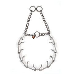 Herm Sprenger Easy On Collar center plate close-up shows secure connection for confident training.