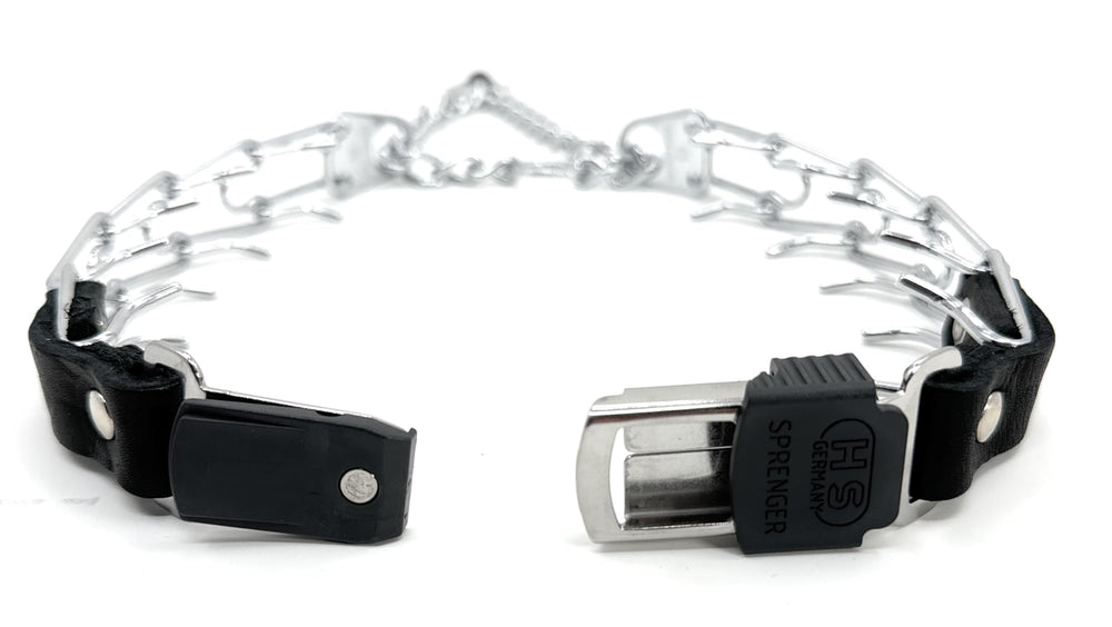 German-made Herm Sprenger collar showcases premium craftsmanship and long-lasting materials
