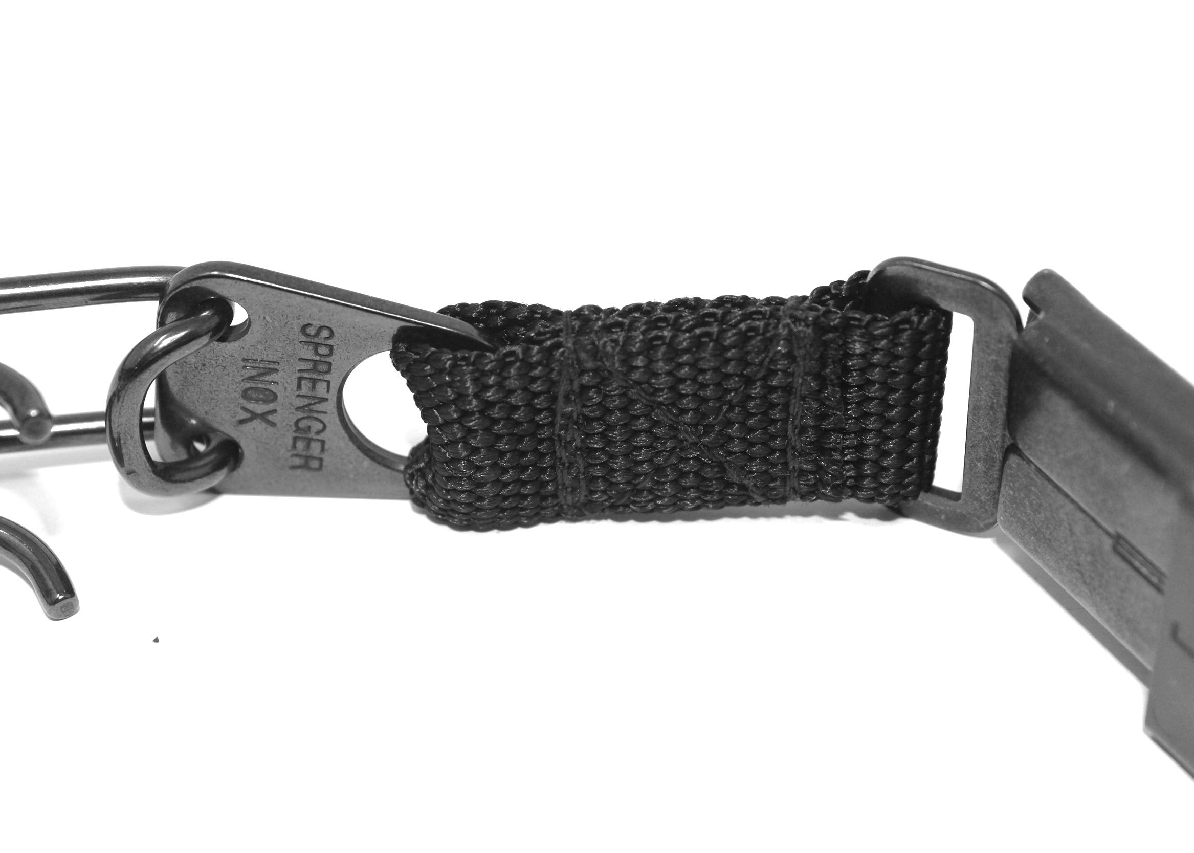 Made in Germany stamp on Herm Sprenger collar highlighting craftsmanship.