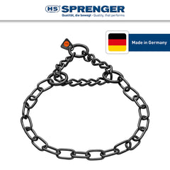 Herm Sprenger medium-link dog collar 22 inches for medium-sized dogs and reliable correction.
