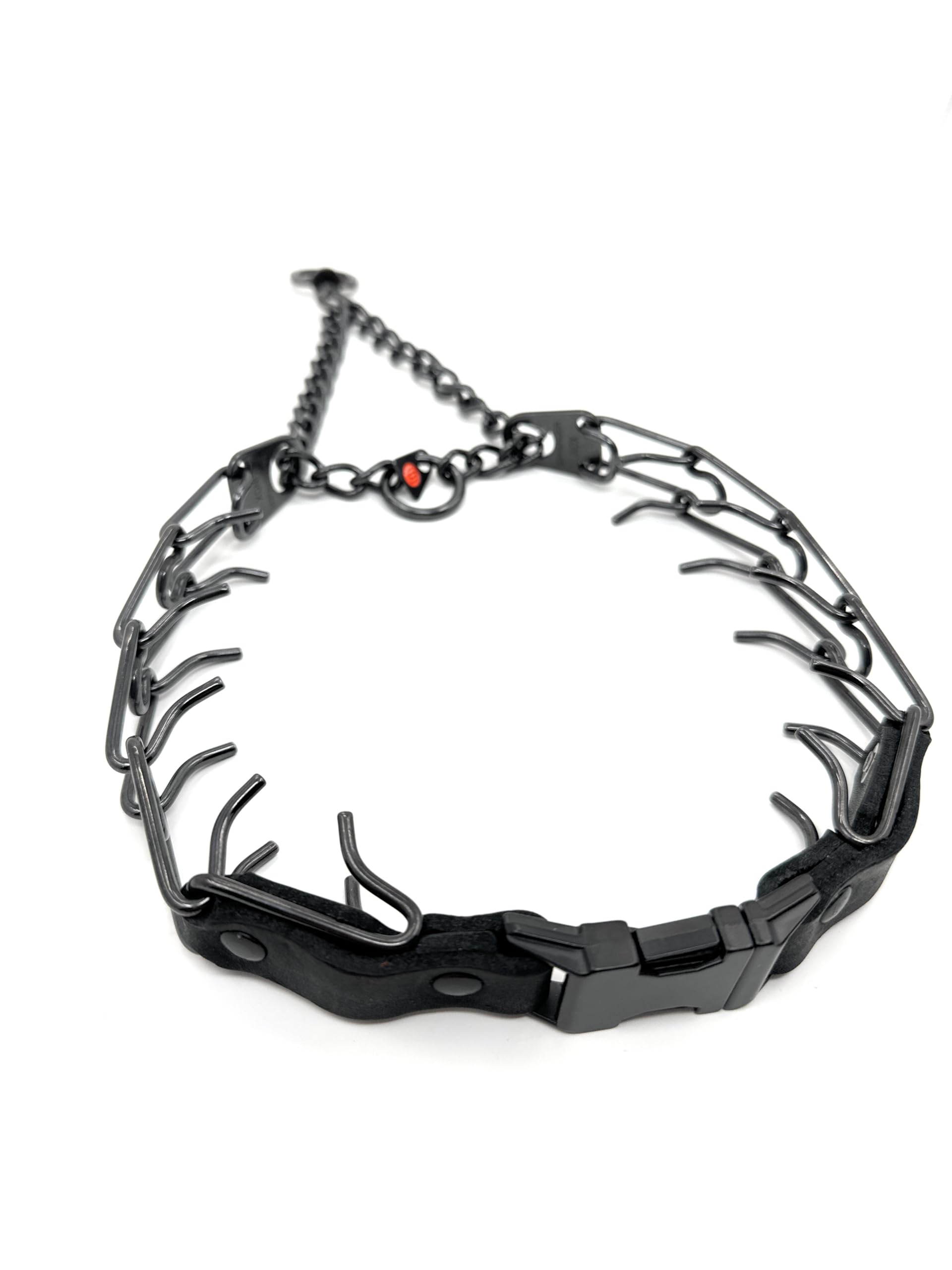 Herm Sprenger prong collar 3.2mm for large dogs supports controlled handling.