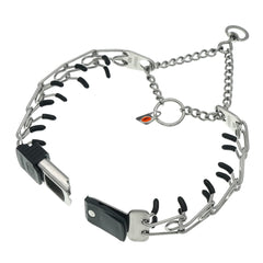 Herm Sprenger collar with extra links extended for growing dogs training
