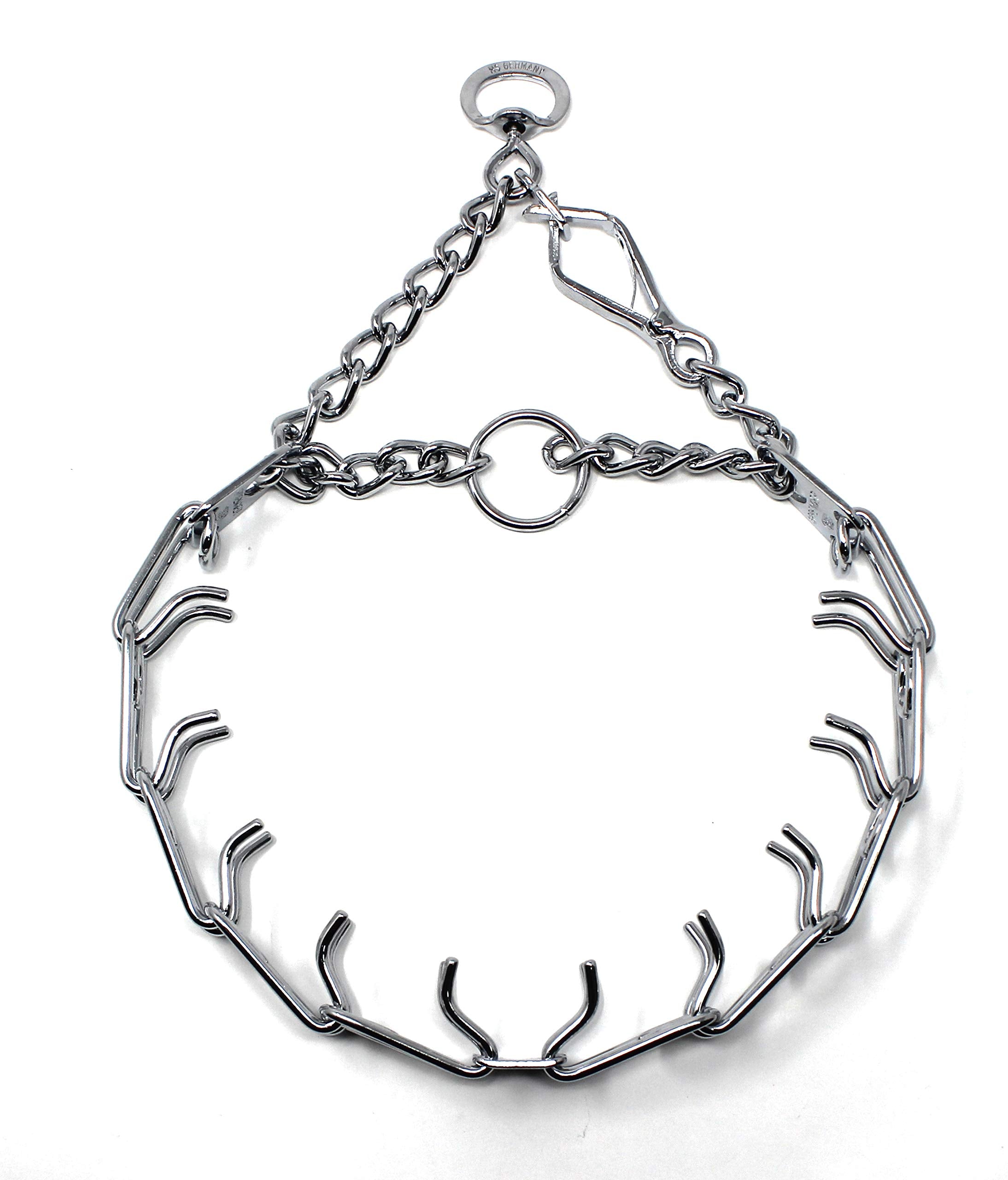 Herm Sprenger prong collar with quick-release buckle for easy on-off training sessions