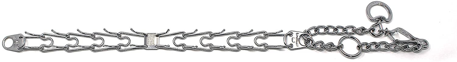 Herm Sprenger prong collar rounded ends ensure safe correction during controlled training sessions