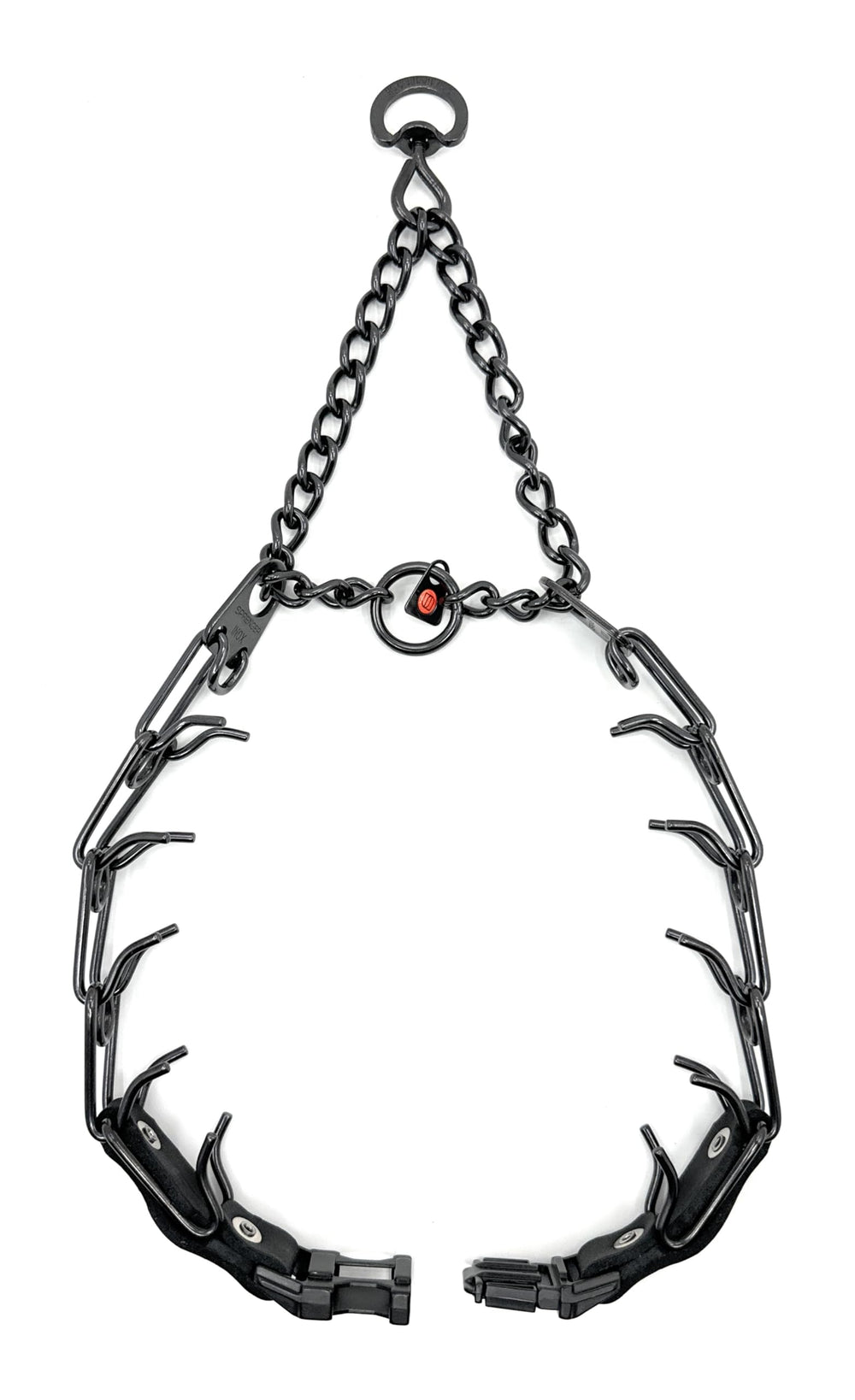 Herm Sprenger prong collar steel chrome plated from Germany offers durable, reliable training gear.
