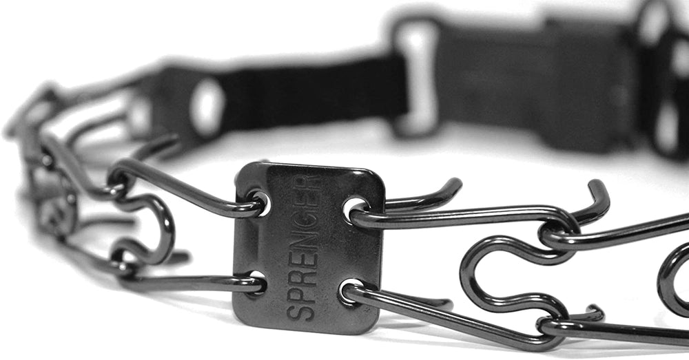 Herm Sprenger rust-proof German stainless steel for long-lasting wear in daily training.
