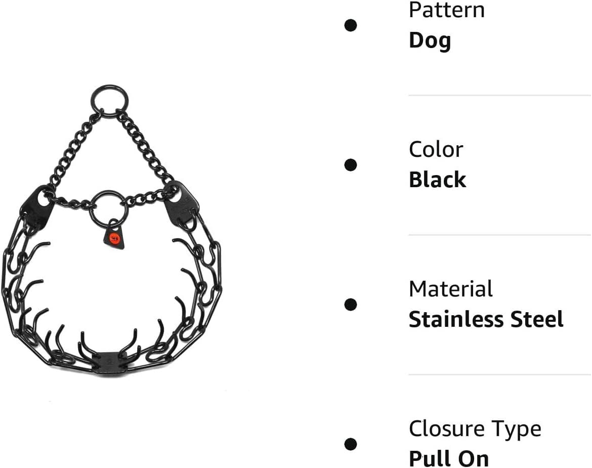 Herm Sprenger sizing instructions example with neck measurement and added links