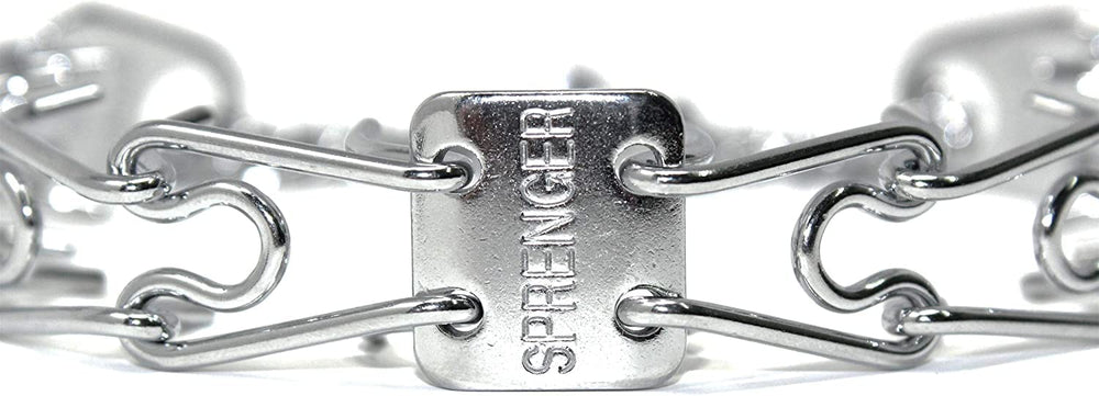 Herm Sprenger swivel ring and leash attachment for secure control