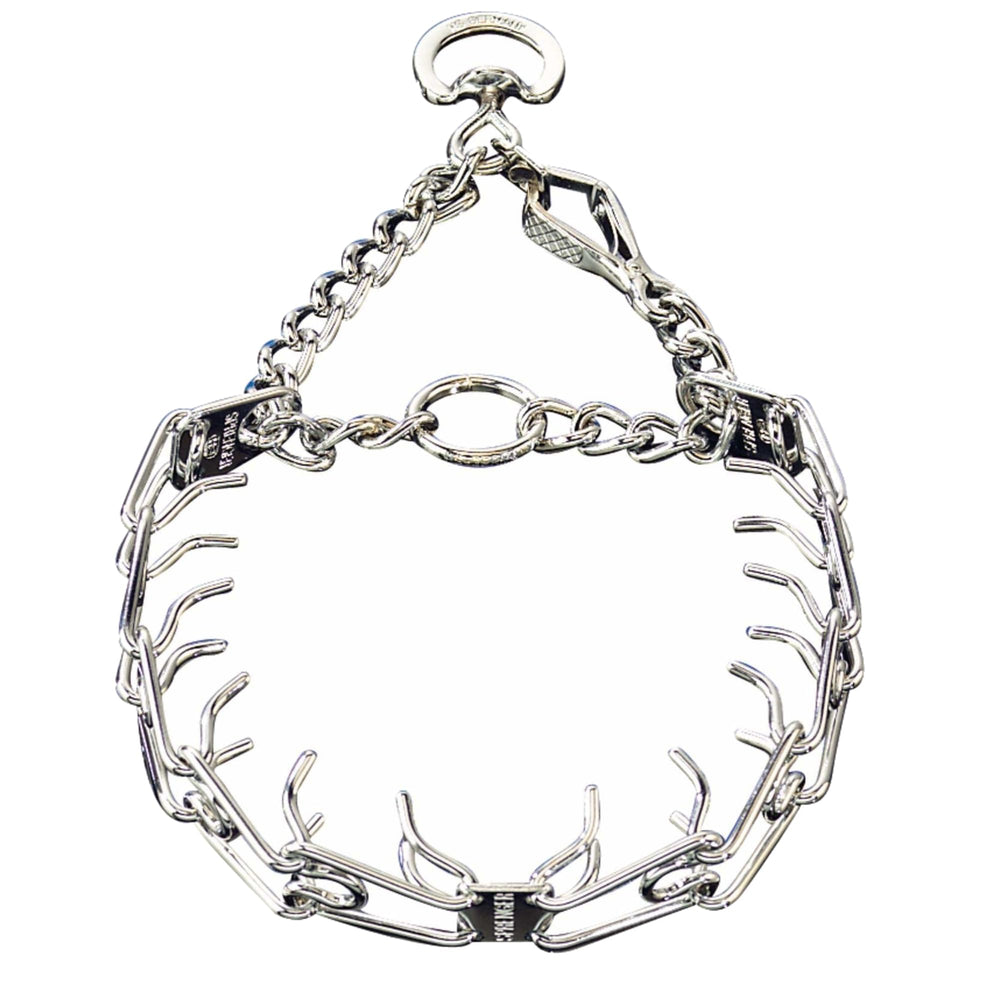 Herm Sprenger training collar quick-release buckle demonstrates easy on off for daily dog training