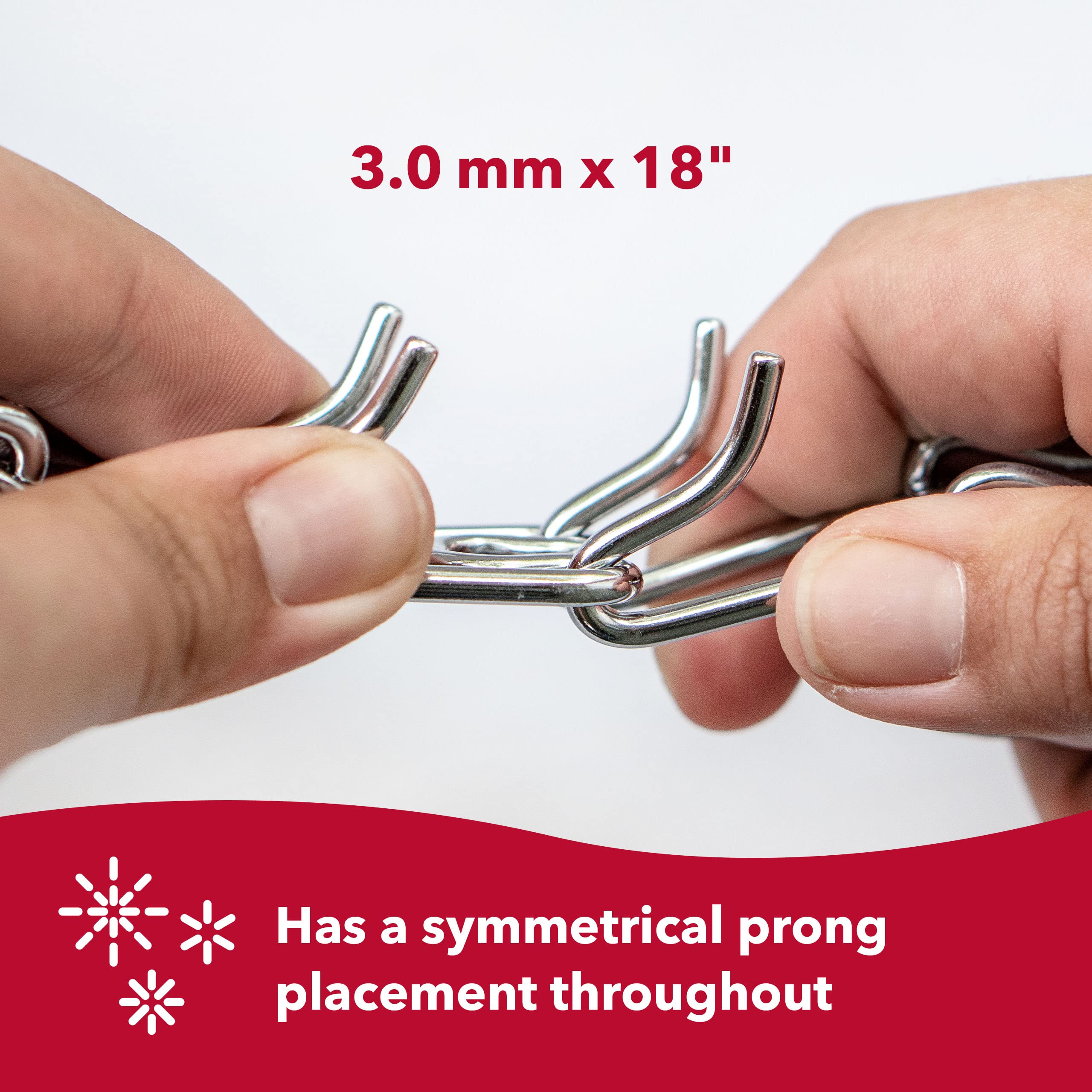 Herm Sprenger Ultra-Plus adjustable link system for precise sizing.