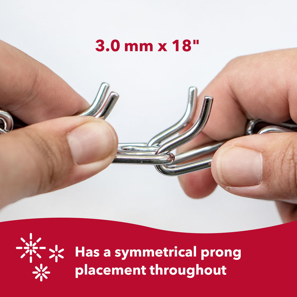 Herm Sprenger Ultra-Plus adjustable link system for precise sizing.