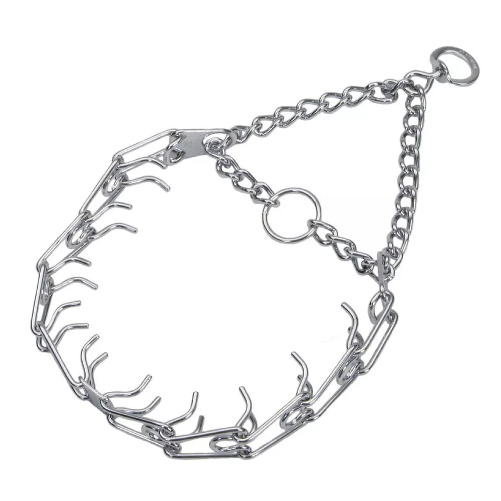 Herm Sprenger Ultra-Plus collar center plate offers natural contact for clear signals.
