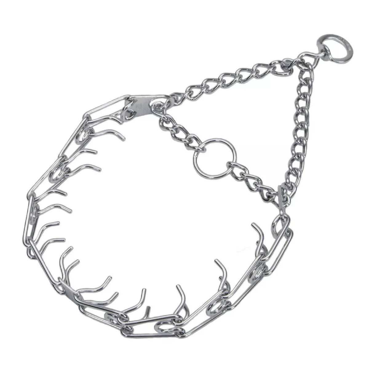 Herm Sprenger Ultra-Plus collar center plate offers natural contact for clear signals.