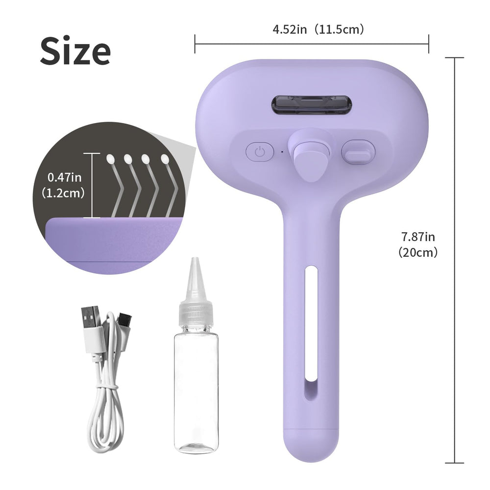 HeroKitty diseño morado ergonómico, manejo cómodo durante el aseo.