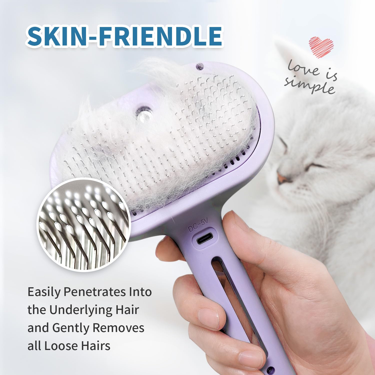 HeroKitty apto para pelo largo y corto, adecuado para todas las mascotas.