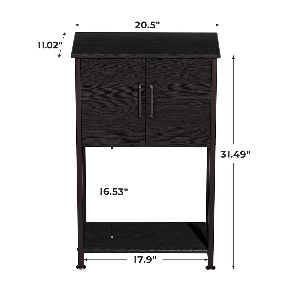 Herture compact dimensions 20.5 by 11.02 inches save space.