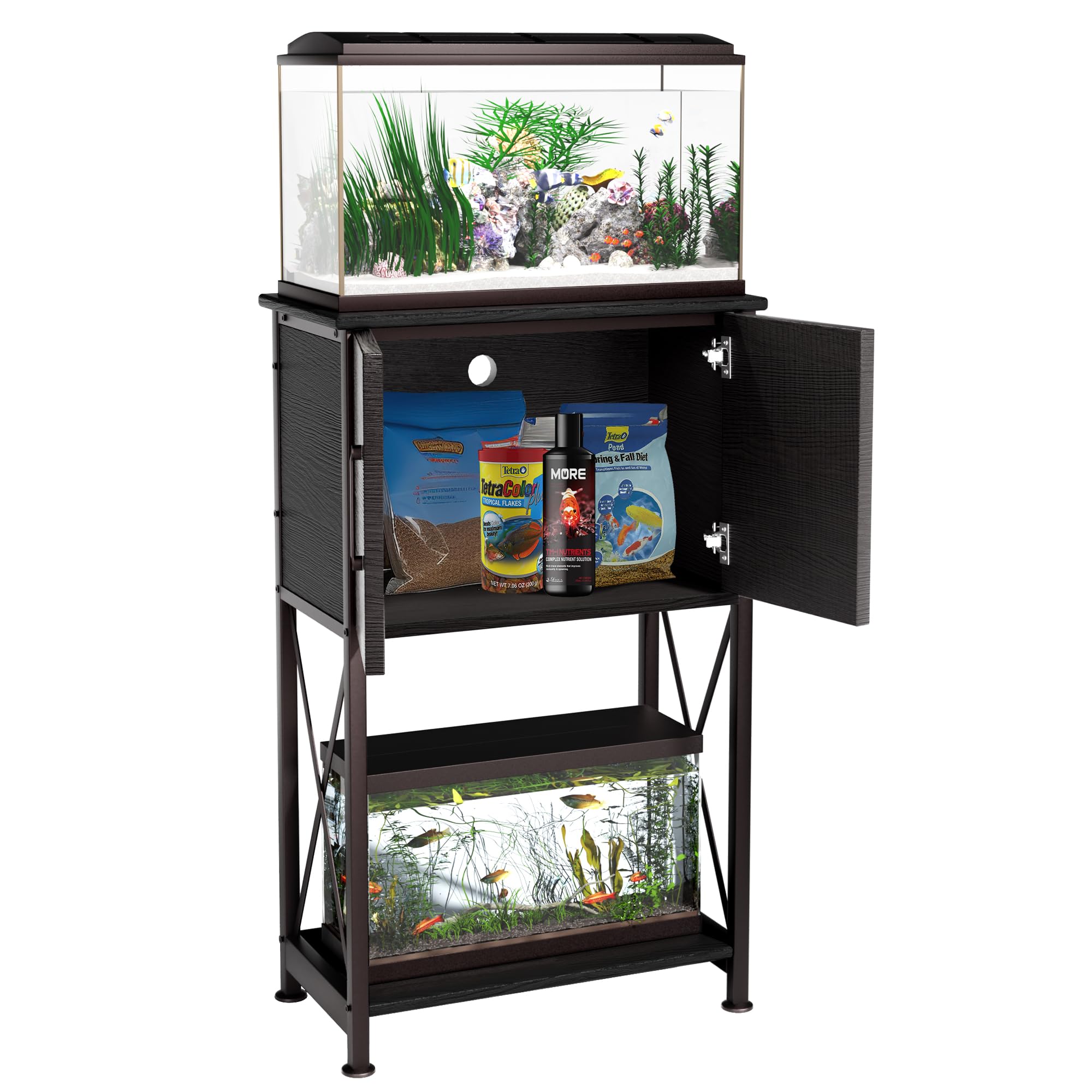 Herture easy-assembly stand helps you set up quickly.