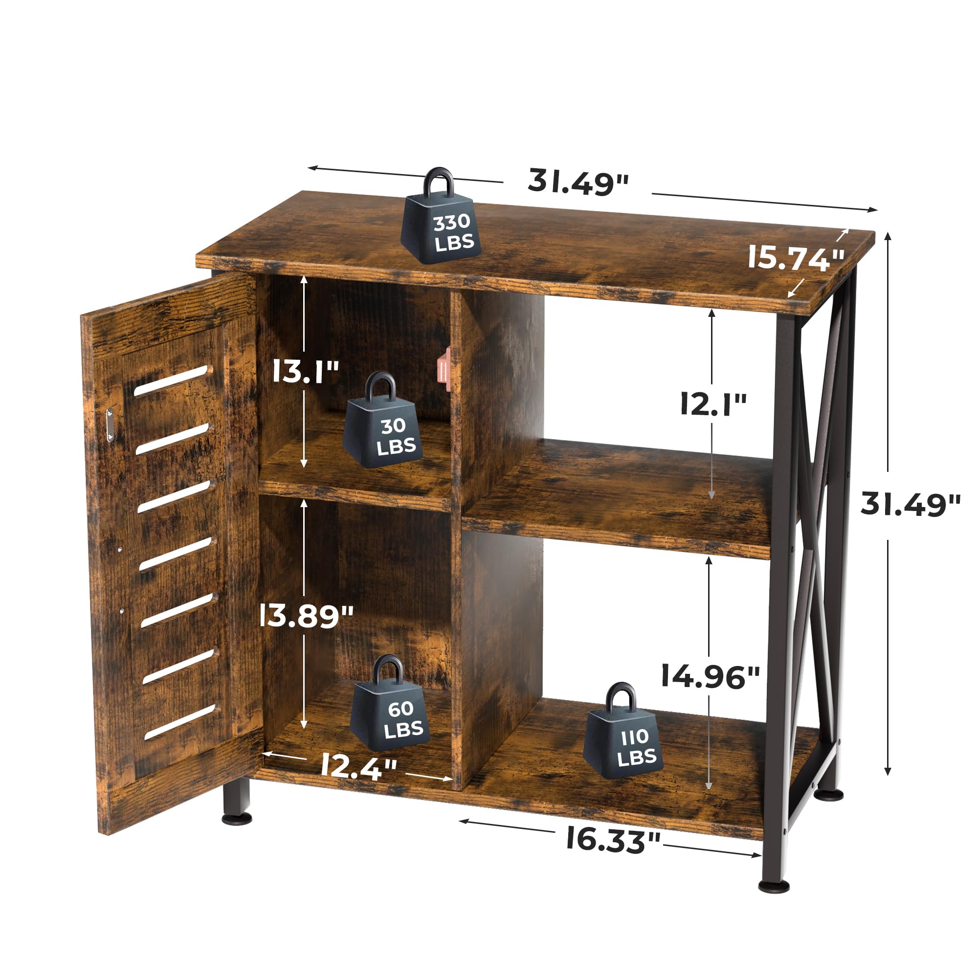 Herture stand keeps everyday gear within reach during tank upkeep