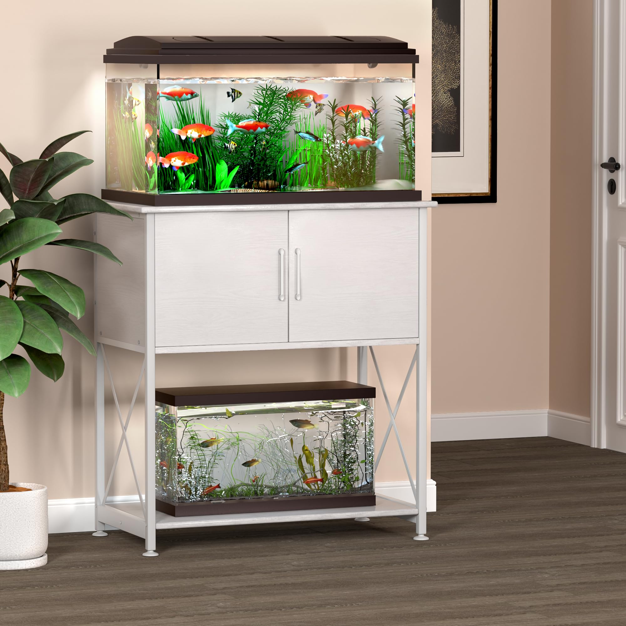 Herture stand powder coated finish resists moisture in moist environments.