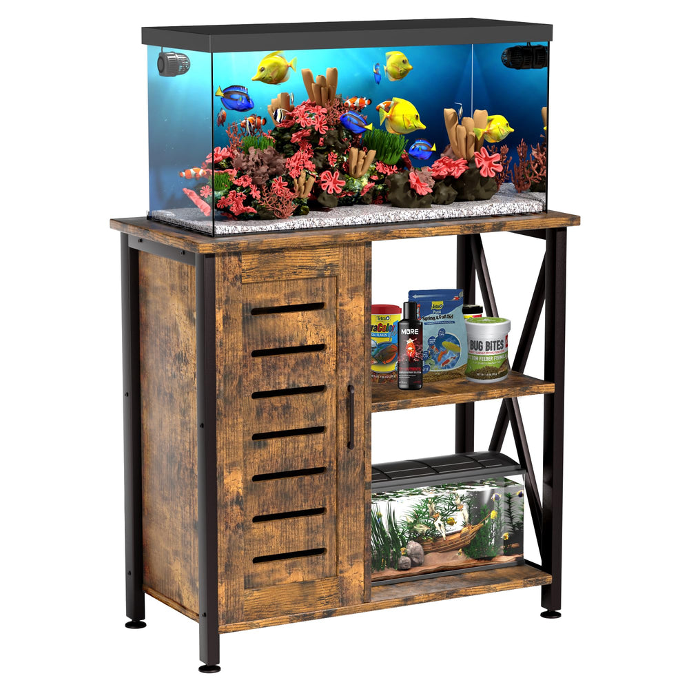 Herture stand tabletop provides stable surface for 20-29 gallon tanks