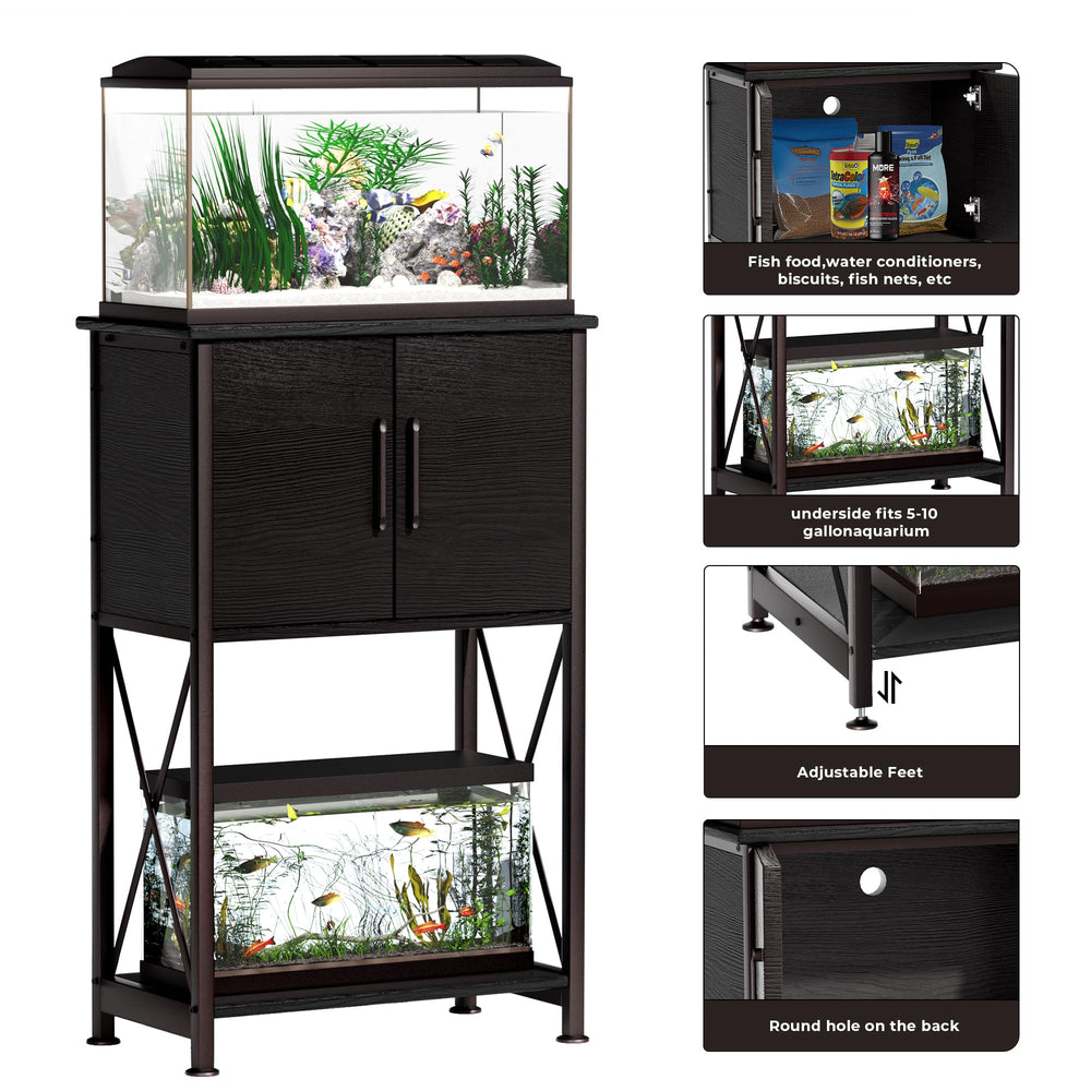 Herture sturdy steel frame delivers durable, wobble-free performance.
