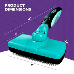 Hertzko dog brush for tangles soothes sensitive skin during calm grooming sessions