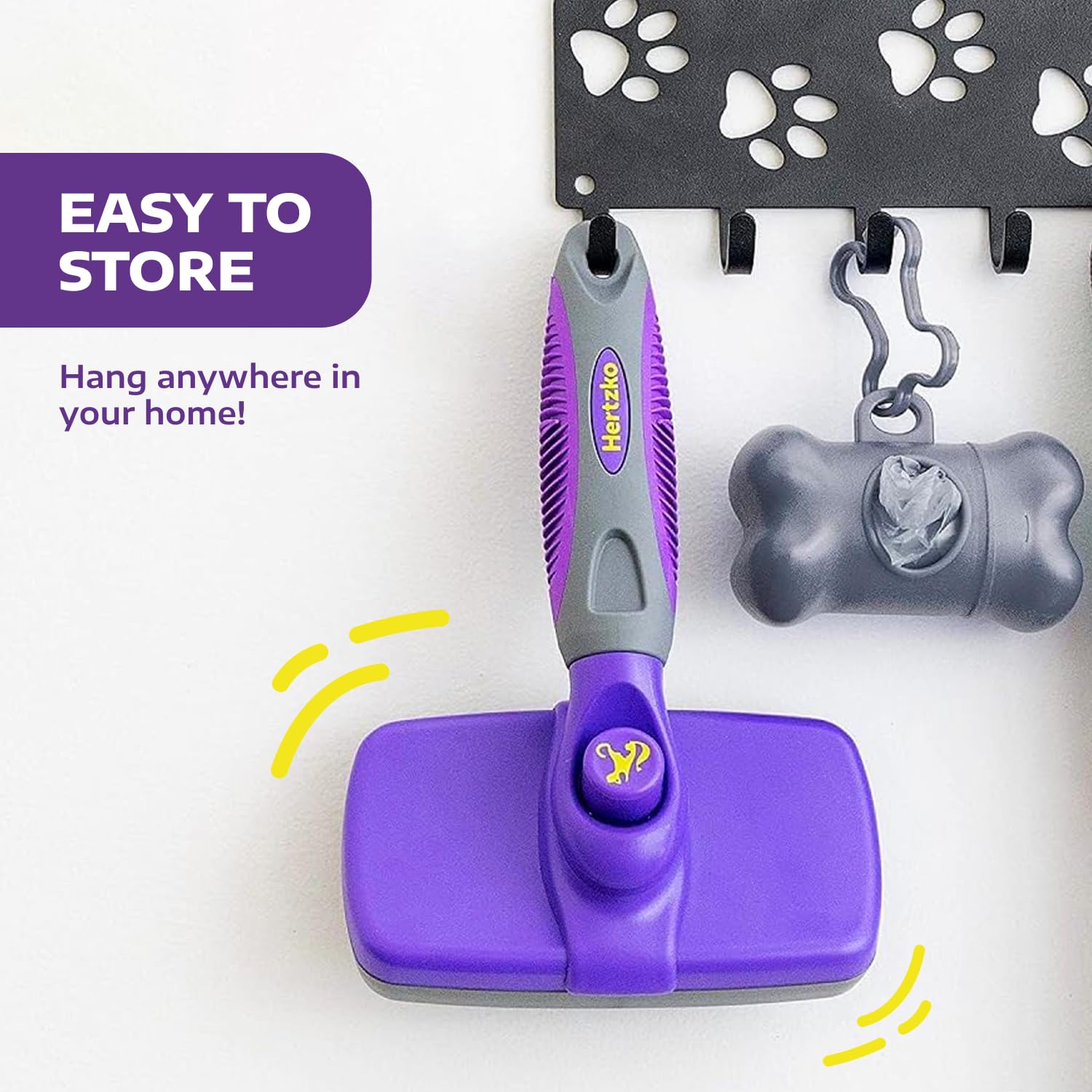 Hertzko slicker brush tangle removal tackles mats gently and efficiently.