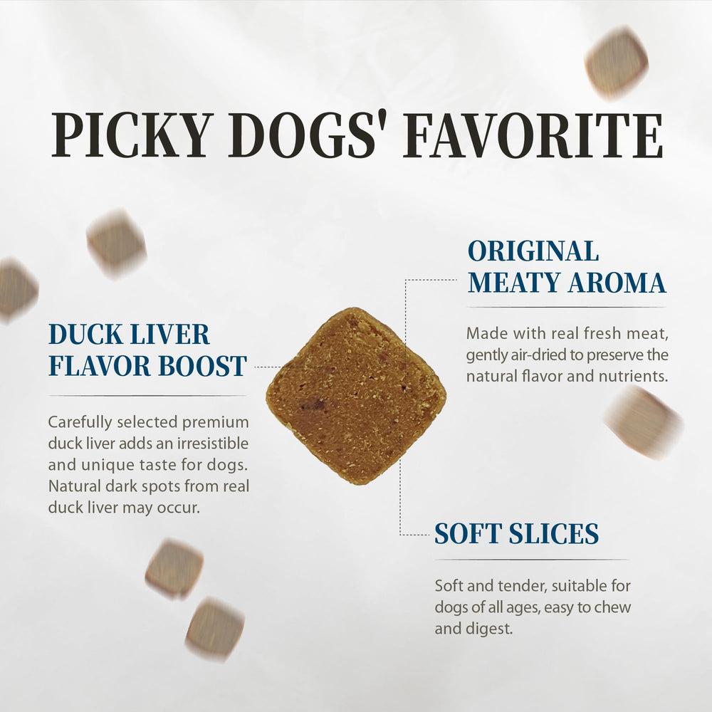 Herz air-dried dog food ingredients label highlights limited ingredients