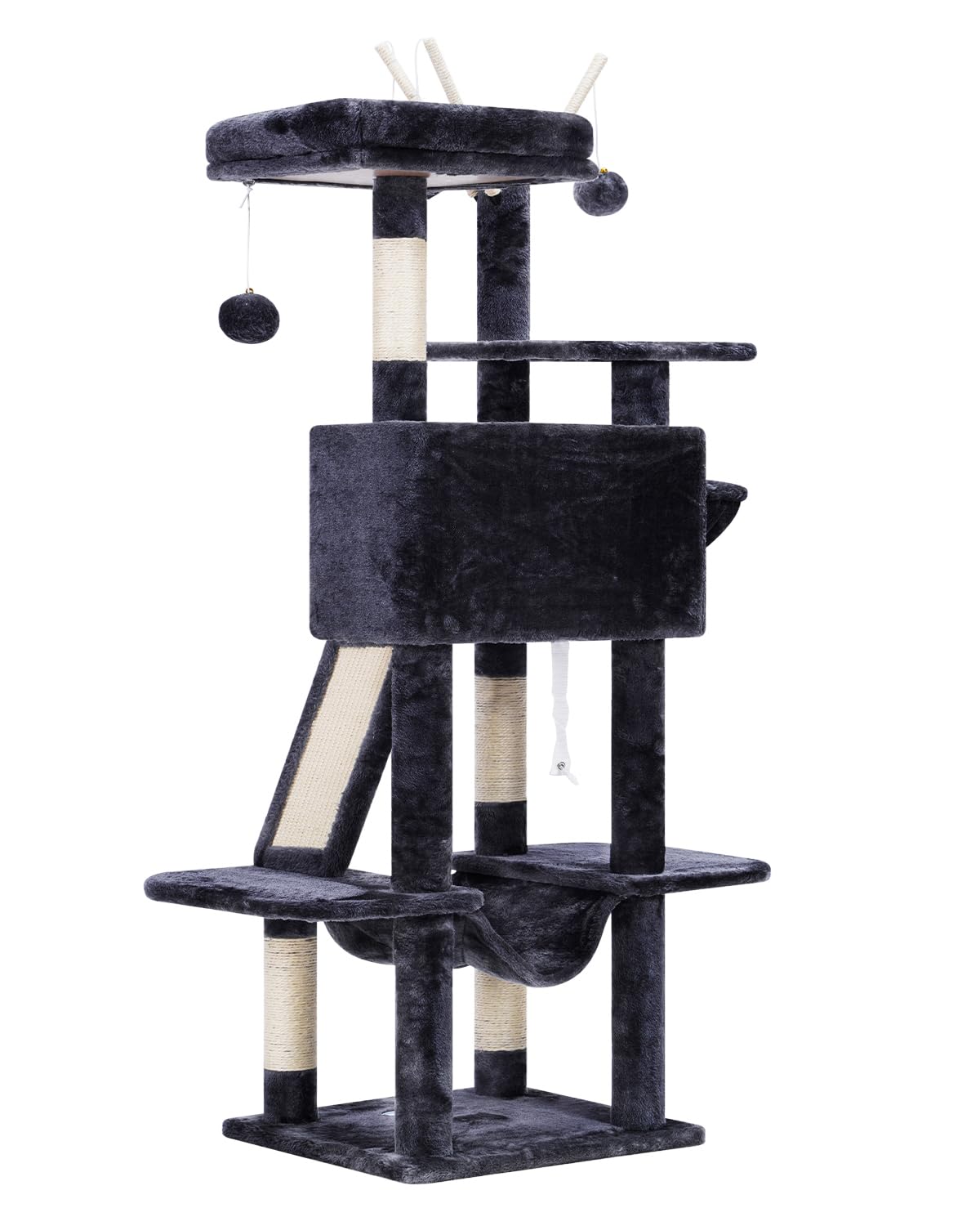 Hey-brother cat tree 53in-easy-assembly-instructions: quick setup with step-by-step guidance.