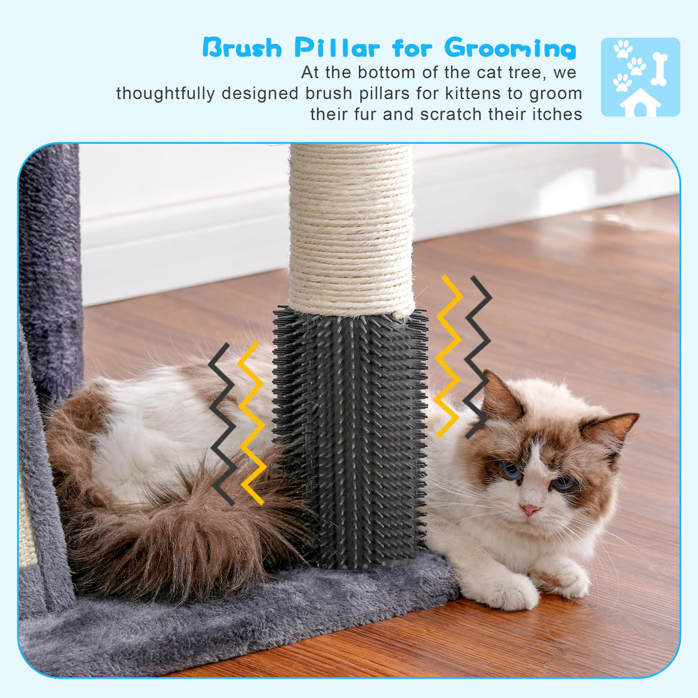 Hey-brother cat tree includes clear assembly instructions