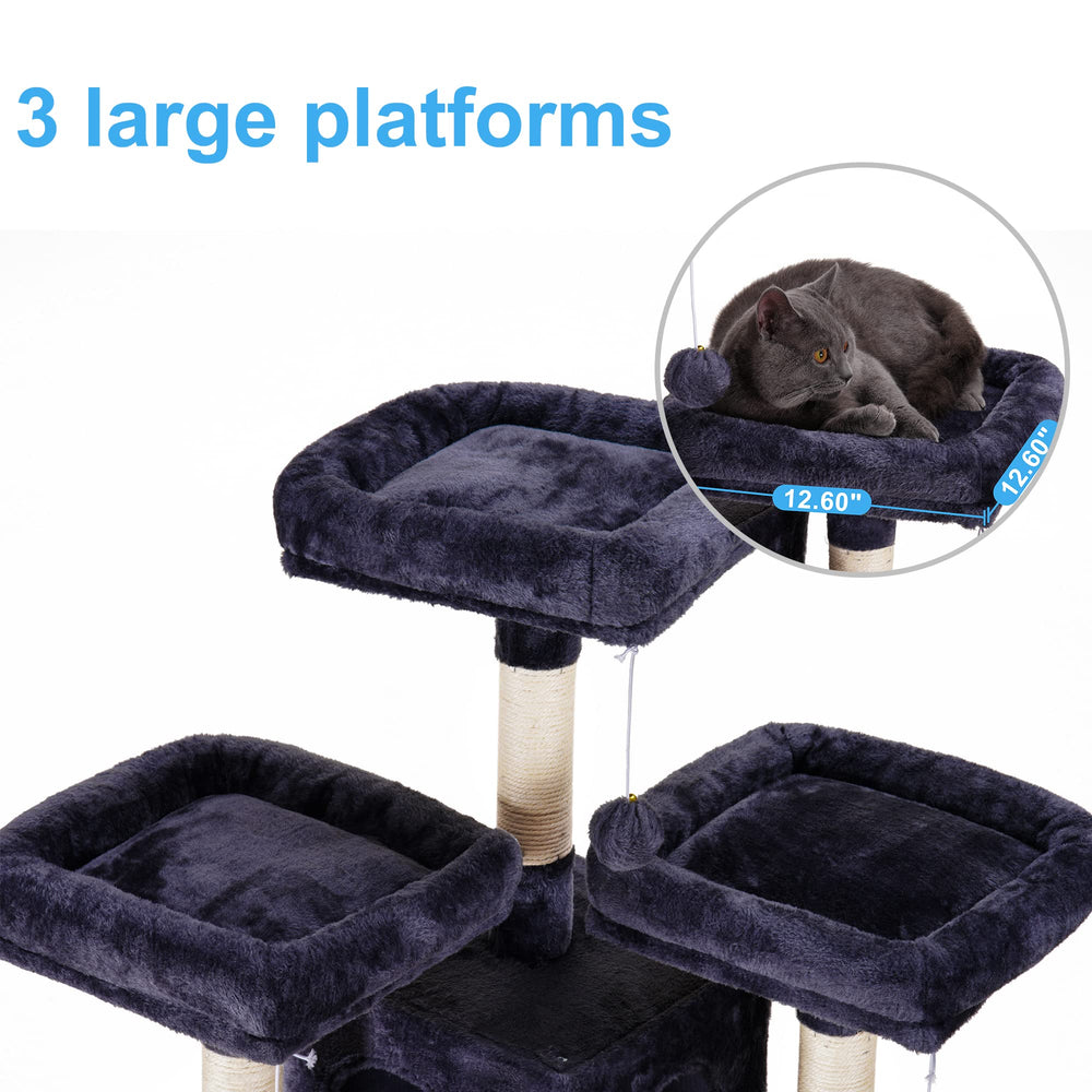 Hey-brother cat tree cat cave offers a cozy retreat for cats