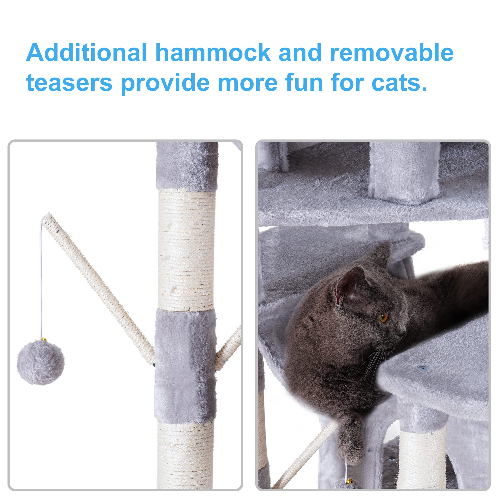 Hey-brother cat condos offer private hideaways for daytime cats.