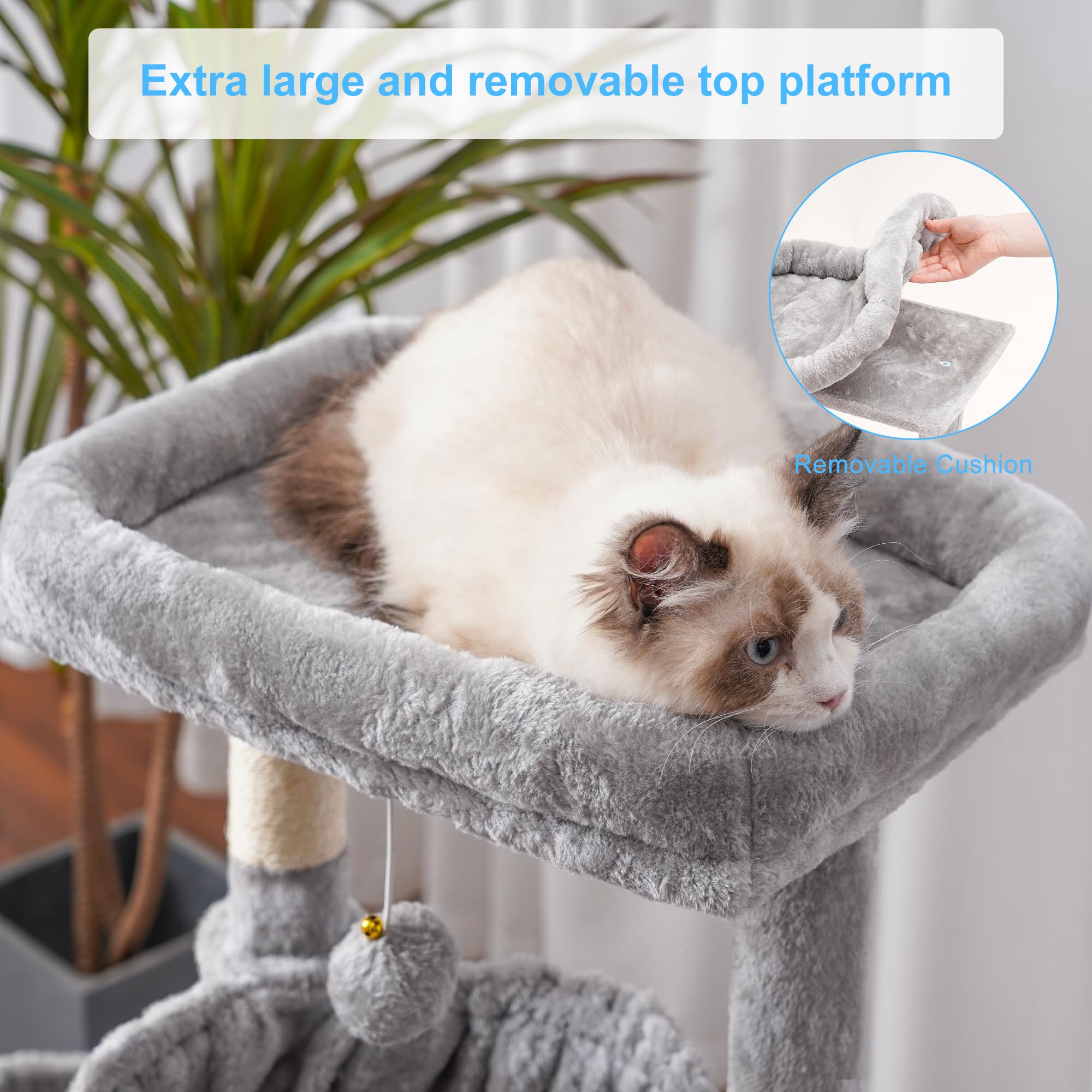 Hey-brother MPJ006SW dual hammocks image offers secure lounging options