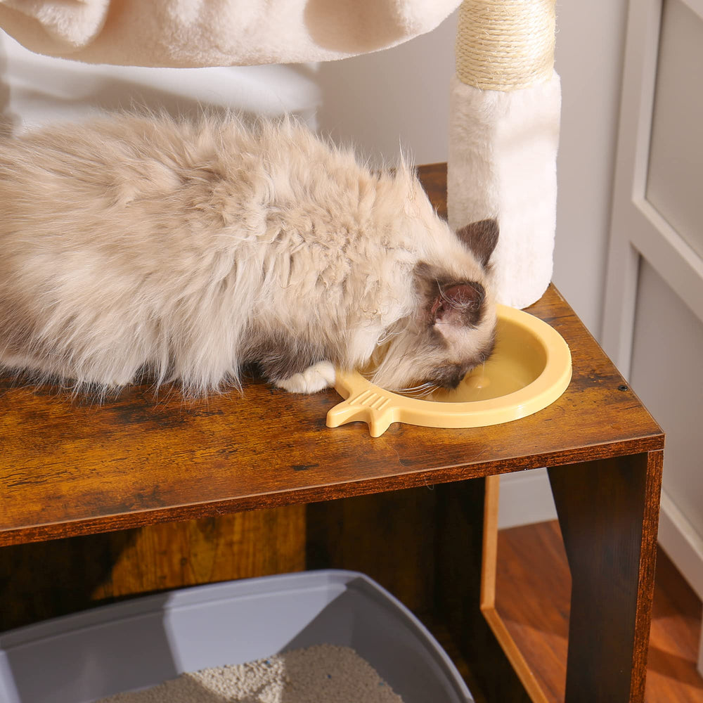 Hey-brother cat tree platform cushion removable top for easy cleaning and comfort