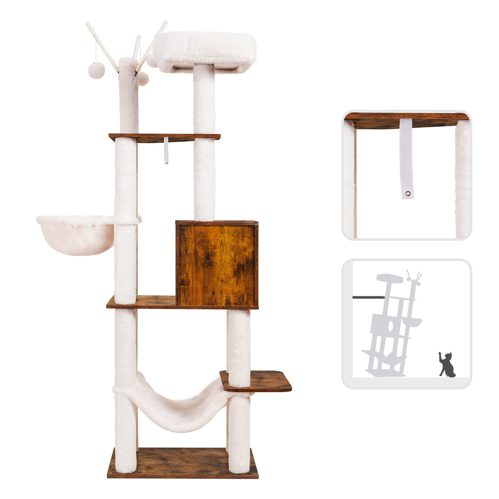 Hey-brother cat tree assembly-friendly design simplifies setup.