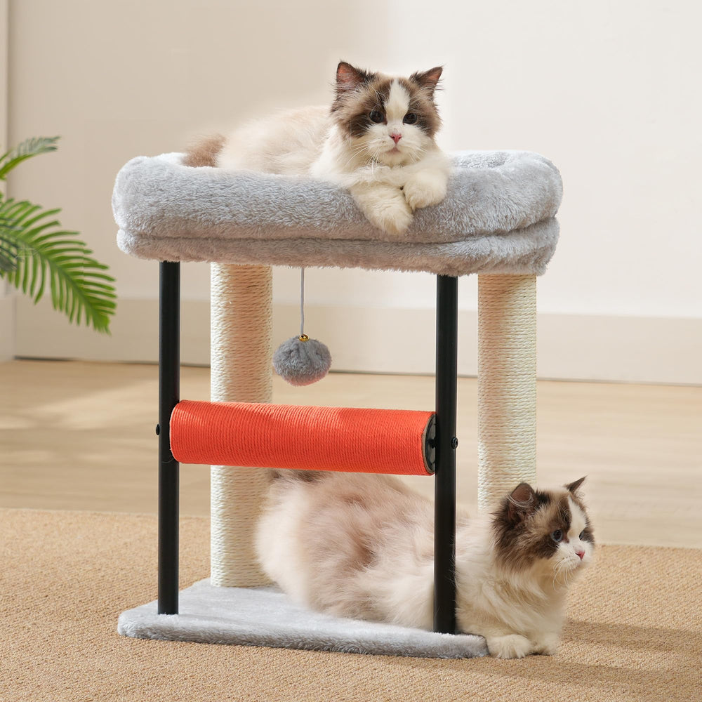 Hey-brother cat tree sisal posts—durable scratching for indoor cats