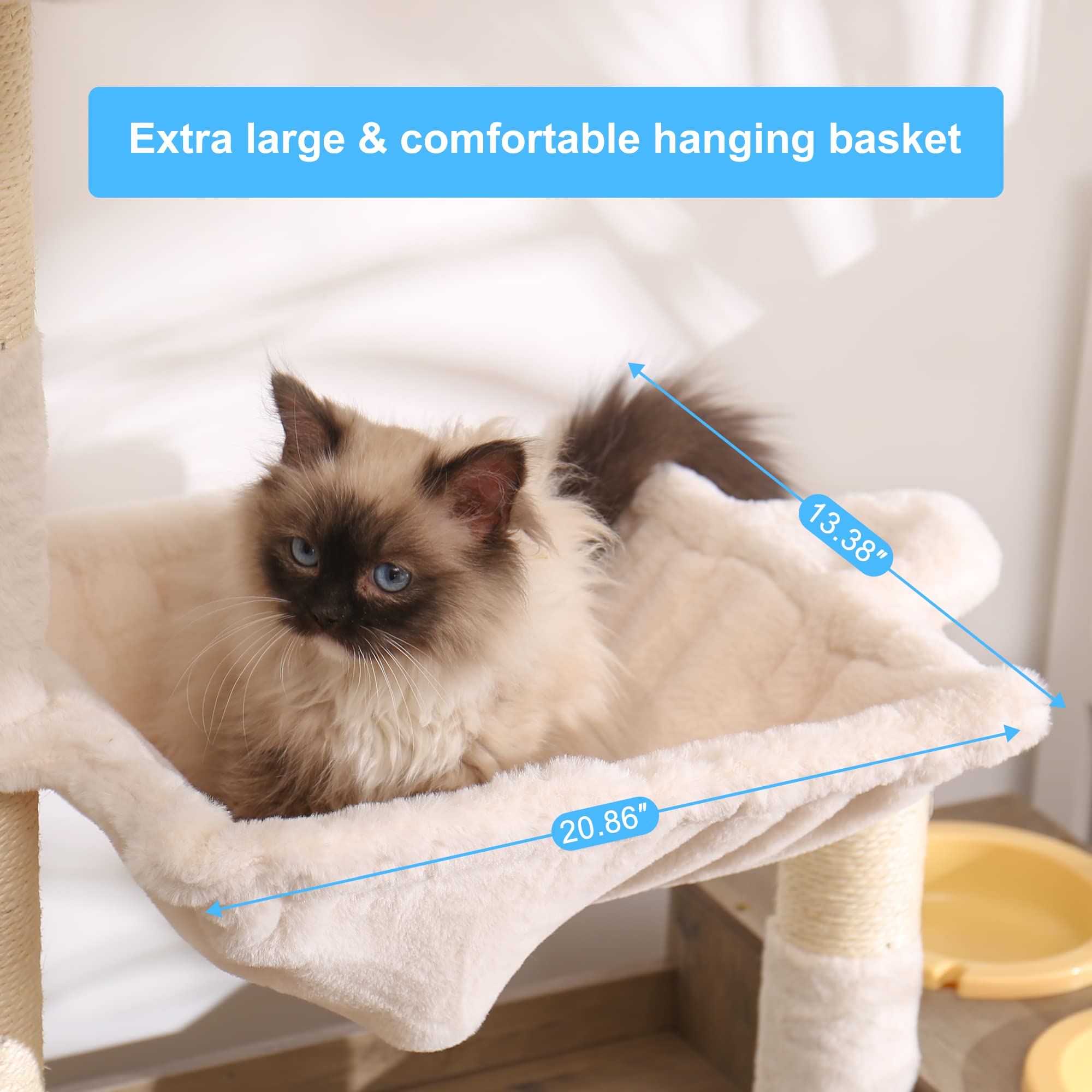 Hey-brother elevated feeding shelf lets cats eat comfortably with bowls overhead