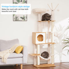 Hey-brother cat tree assembly area ready for easy installation