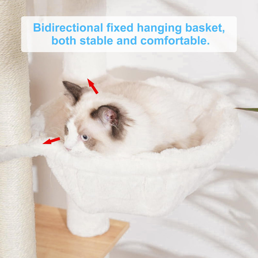 Hey-brother sisal-wrapped posts provide natural scratching options
