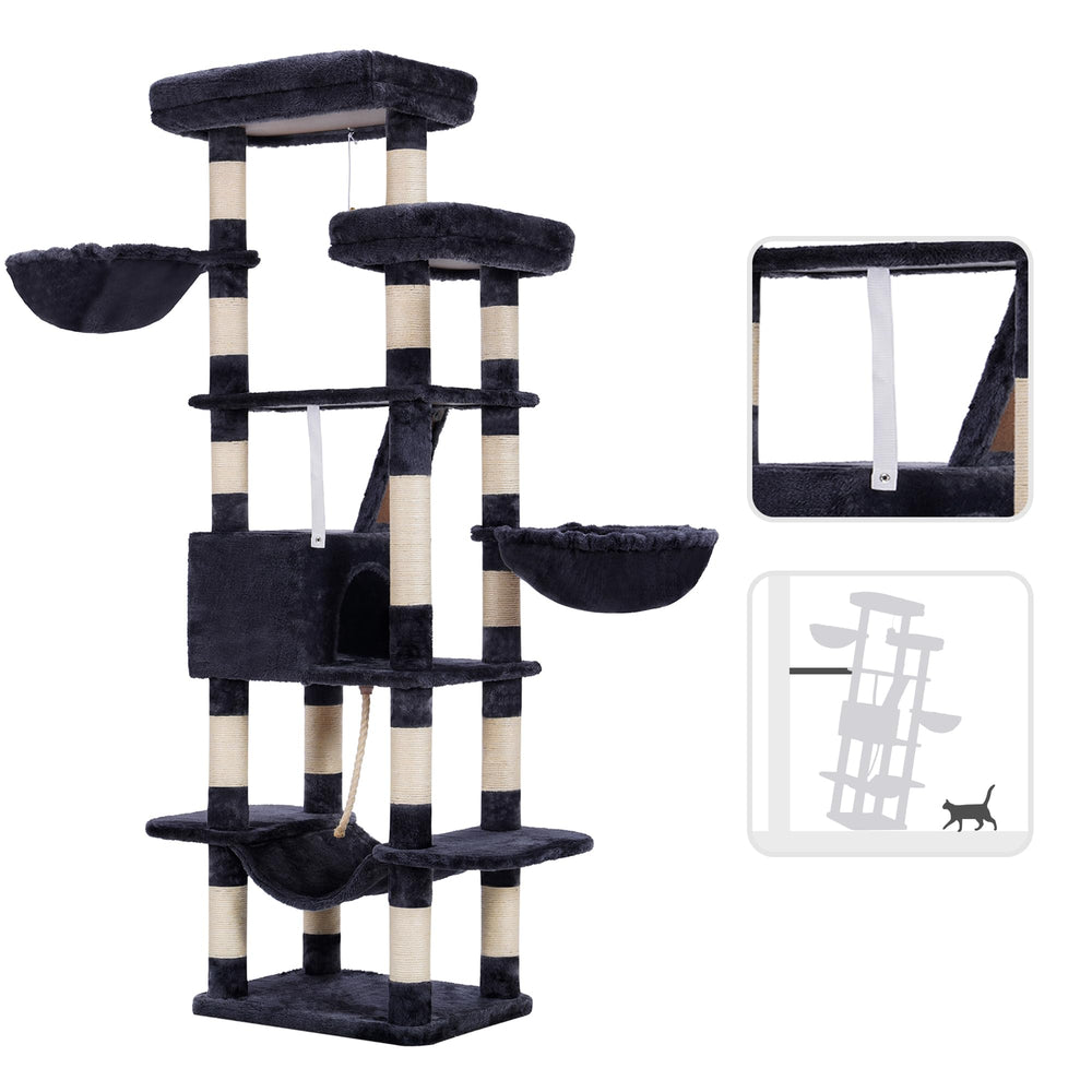 Heybly cat tree assembly tools enable quick and straightforward setup